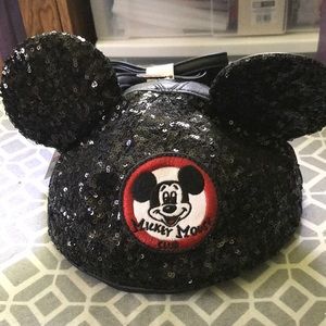 Loungefly Mickey Mouse Club Crossbody ear Bag.